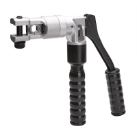 Пресс гидравлический ручной ПГРс-70АМ серия ПРОФИ для опрессовки неизолированных наконечников и гильз с клапаном АСД из алюминиевого сплава (КВТ)