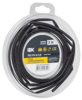Трубка термоусадочная ТТУ нг-LS 3/1,5 черная (2м/упак) IEK