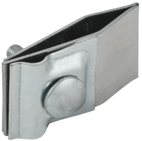 Держатель проводника круглого 6-10мм для фальца прямой h=60мм оцинкованная сталь IEK