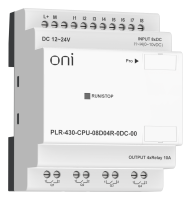 ПЛК 430 Модуль ЦПУ 8 DI 4 RO 24В DC без экрана ONI
