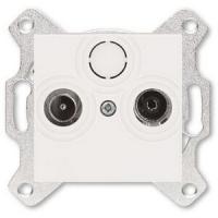 2CHH083607A6068 - Розетка TV-R, проходная, 7дБ, Levit, жемчуг