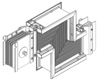 LINEBAR Секция Z-образная вниз 4000А Al 3L+N+PER некрашеная IP55 транспортировочная 2 плеча на заказ IEK