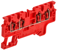 ARMAFIX Клемма пружинная CX2.5-4 четырехконтактная красная IEK