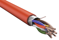 ITK Кабель огнестойкий КПСЭнг(А)-FRLSLTх 1х2х0,35 красный (200м)