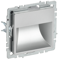 BRITE Подсветка светодиодная встраиваемая ПЛ20-БрА алюминий IEK