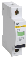 KARAT Ограничитель импульсного перенапряжения ОПС1-C 1P In=20кА Un=400В Im=40кА IEK