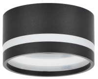 Светильник 4032 накладной потолочный под лампу GX53 черный IEK