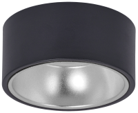 Светильник 4017 накладной потолочный под лампу GX53 черный/хром IEK