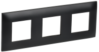 SKANDY Рамка 3-местная SK-F03Bl черный IEK