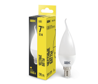 Лампа светодиодная CB35 свеча на ветру 7Вт 230В 3000К E14 IEK
