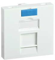 ITK Вставка 45х45мм для 1 модуля Keystone Jack с маркером