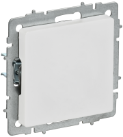 BRITE Заглушка с суппортом МЗ10-БрАБ арктический белый IEK