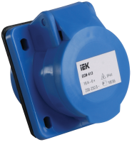 Розетка встраиваемая ССИ-413 2Р+Е 16А 200-250В IP44 IEK