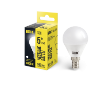 Лампа светодиодная G45 шар 5Вт 230В 4000К E14 IEK