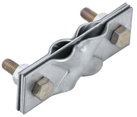 Зажим заземления диагональный полоса/пруток-полоса/пруток оцинкованная сталь IEK