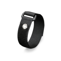 Стяжка-велькро КСВ-О 20х300 (черн) с отверстием под винт (Fortisflex)