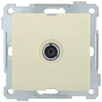 РТВ10-0-Б Розетка TV проходная BOLERO кремовый IEK