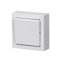 2TKA00001846 - Переключатель перекрестный, накладного монтажа, Impressivo, 2 доп.клеммы, белый