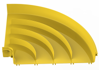 ITK Поворот горизонтальный 90град оптического лотка 600мм