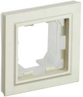 BRITE Рамка 1-местная IP44Р У-1-БрКр-44 бежевый IEK