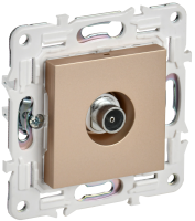 SKANDY Розетка TV оконечная SK-A12Sa песочный IEK