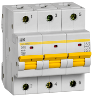 Автоматический выключатель ВА47-100МА без теплового расцепителя 3P 10А 10кА D IEK