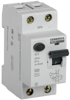 Выключатель дифференциальный (УЗО) ВД1-63 2Р 40А 30мА GENERICA