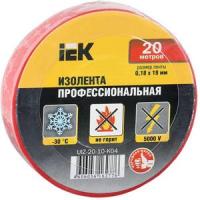 Изолента 0,18х19 мм красная 20 метров IEK