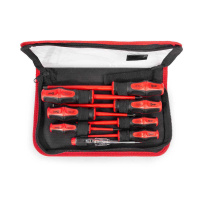 Набор диэлектрических отверток НИО-08 серия ПРОФИ для работ под напряжением до 1000 В (КВТ)