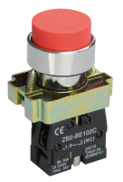 Кнопка управления LAY5-BL42 без подсветки красная 1NC IEK