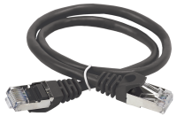 ITK Коммутационный шнур (патч-корд) кат.5E FTP 2м черный