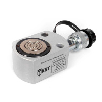 Домкрат низкий телескопический ДН-10М25Т серия ПРОФИ с гравитационным возвратом штока (КВТ)