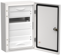 TITAN 5 Корпус металлический ЩРн-24 (1х24) 460х310х140мм IP54 белый (одна дверь) IEK