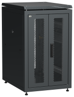 ITK LINEA N Шкаф сетевой 19" 18U 600х800мм двери передняя перфорированная задняя двустворчатая перфорированная черный