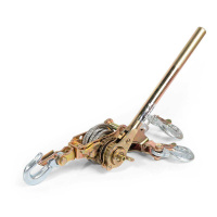 Лебедка ручная ЛР-15 серия ПРОФИ тяговая с блоком (КВТ)