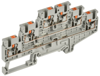 ARMAFIX Клемма пружин. Push-in CP-ML 3 ур. 2,5мм2 серая IEK