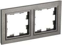 BRITE Рамка 2-местная РУ-2-БрШ шампань IEK