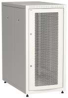 ITK LINEA E Шкаф напольный сетевой 19" 24U 600х1000мм перфорированная передняя дверь задняя металлическая серый