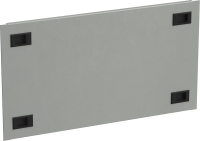 ITK Фальш-панель 19" 6U крепление на защелках серая РФ