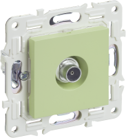 SKANDY Розетка TV оконечная SK-A12G мятный IEK