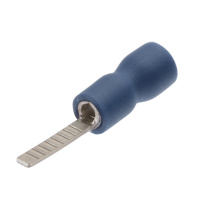 Наконечник кабельный штифтовой плоский изолированный НШПИ 2.5-10 серия ПРОФИ с ПВХ манжетой (КВТ)