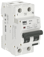 ARMAT Автоматический выключатель дифференциального тока B10N 1P+N B8 300мА тип A (36мм) IEK
