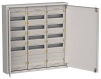 TITAN 5 Корпус металлический ЩРн-180 (3х60) 835х830х140мм IP31 серый (две двери) IEK