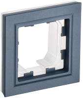 BRITE Рамка 1-местная IP44 РУ-1-БрМ-44 маренго IEK