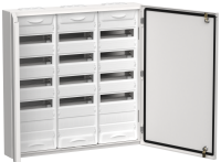 TITAN 5 Корпус металлический ЩРн-180 (3х60) 835х830х140мм IP54 белый (две двери) IEK