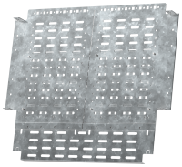 FORMAT Перегородка секционирования монтажной панели задняя горизонтальная 600х400мм в шкаф глубиной 800мм IEK