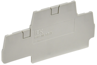 Заглушка для колодки клеммной CP-ML двухуровневая 1,5мм2 серая IEK