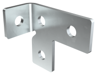 Пластина T-образная с правым отгибом под 90град HDZ IEK