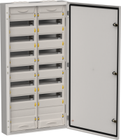 TITAN 5 Корпус металлический ЩРн-168 (2х84) 1085х570х140мм IP54 серый (одна дверь) IEK
