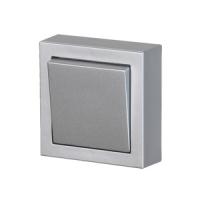 2TKA00001603 - Переключатель накладного монтажа, Impressivo, алюминий